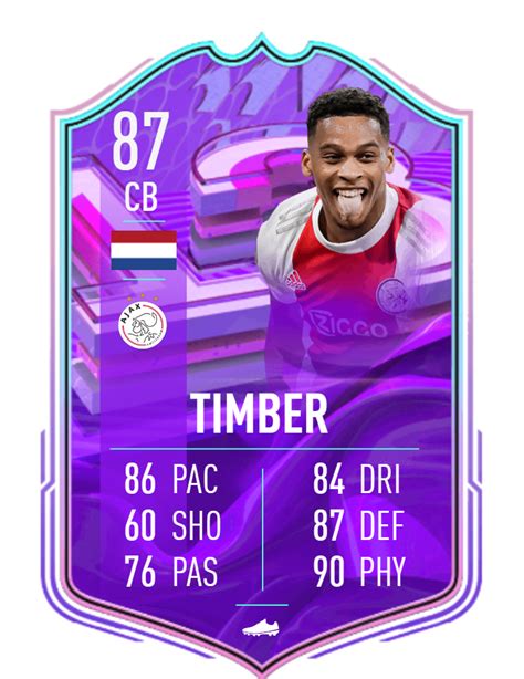 jurrien timber fifa 22 card